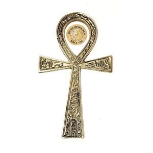 Solid Brass Ankh 4"~ Perfect For Your Altar, Wall Décor, Gift Giving, Ritual🌼